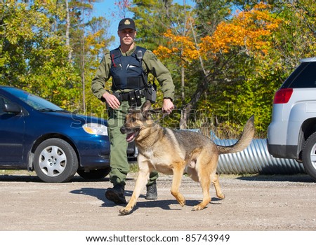 Become trainer for drug sniffing dogs