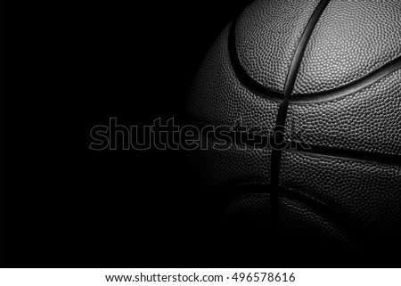 Single Black Basketball On Background Stock Photo 485842114 - Shutterstock