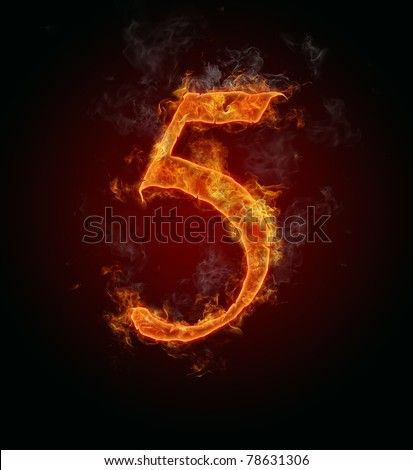 Flaming numbers Stock Photos, Images, & Pictures | Shutterstock