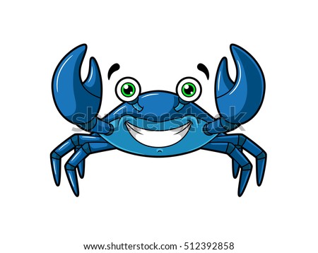 Blue Crab Stock Vector 512392858 - Shutterstock
