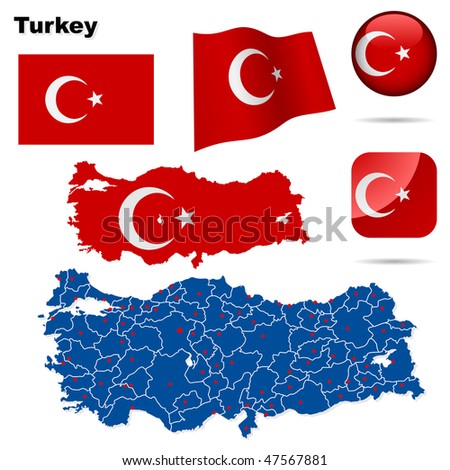 Turkey Map Vector Stock Images, Royalty-Free Images ...