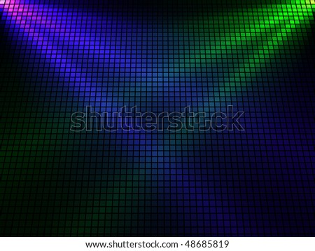 Vector Illustration Northern Lights Green Violet Stock Vector 569091784 ...