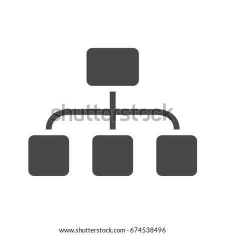 Tree Structure Icon Illustration Stock Vector 342666551 - Shutterstock