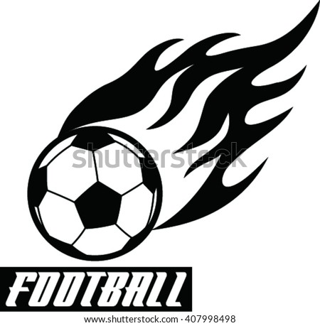 Soccer Football Sign Logo Emblem Vector Stock Vector 407998498 ...