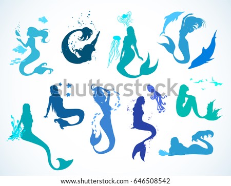 Free Free 86 Mermaid Laying Down Svg SVG PNG EPS DXF File