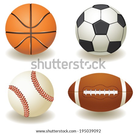 Football Basketball Baseball Stock Photos, Images, & Pictures ...