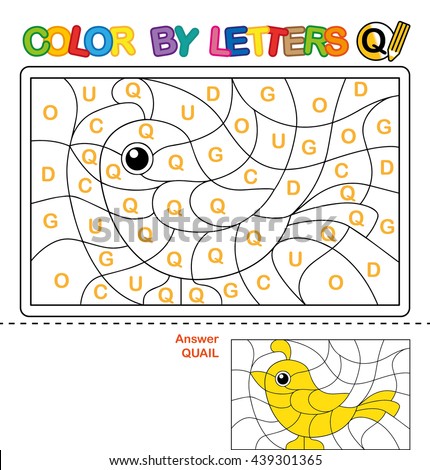 Abc Coloring Book Kids Color By Stock Illustration 439301365  Shutterstock