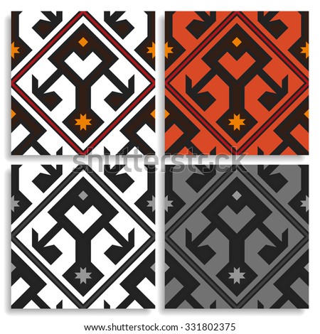 Turkish Carpet Vector Pattern Turkish Carpet Vector Pattern