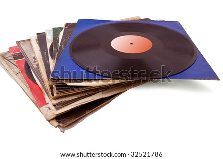 Stack Of Vinyl Records Stock Photos, Images, & Pictures | Shutterstock