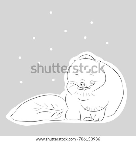 Arctic Fox Cartoon Stock Images, Royalty-Free Images & Vectors ...