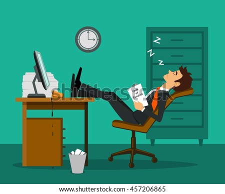 Employee Asleep On The Job Clipart 27 Photos On This Page