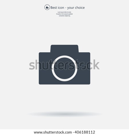 Camera Icon Trendy Flat Style Isolated Stock Vector 390595618