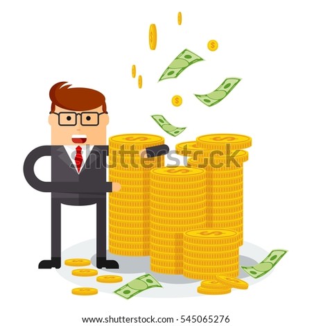 Counting Money Stock Vector 141435535 - Shutterstock