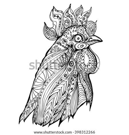 Hand Drawn Gorgeous Owl Color Book Stock Vector 481881676 - Shutterstock
