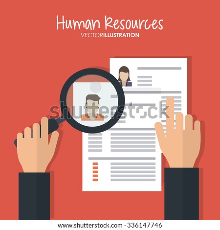 stock vector human resources concept with office icons design vector illustration eps graphic 336147746