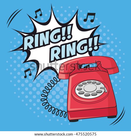 Klingelndes Telefon Comic Klingelndes Telefon Comic