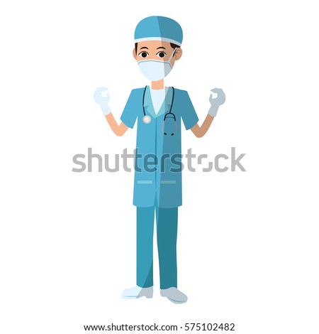 Male Doctor Cartoon Character Stock Vector 105785513 - Shutterstock
