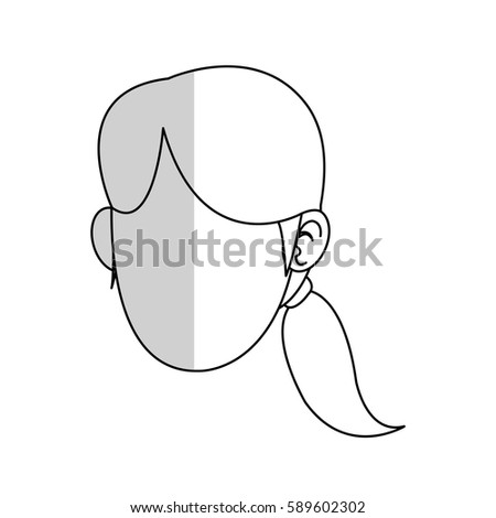 Woman Cartoon Icon Stock Vector 589602302 - Shutterstock