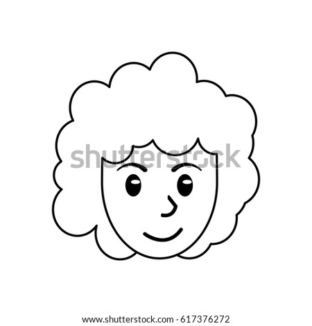 Cartoon Vector Outline Illustration Toddler Girl Stock Vector 46996417 ...