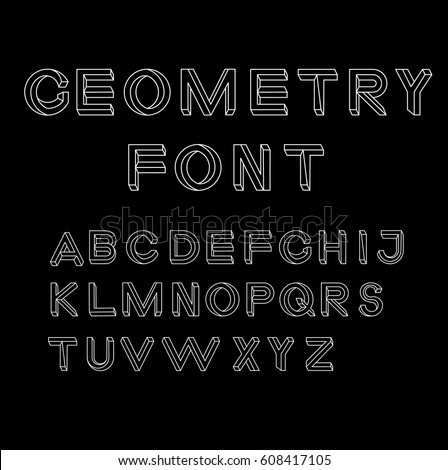 geometry font