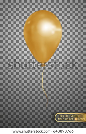 Gold Balloons Stock Images, Royalty-Free Images & Vectors | Shutterstock