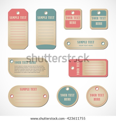 sample price tag