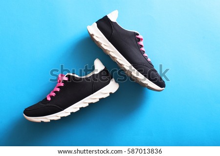 Men's sport shoes. Pair of sport shoes.
