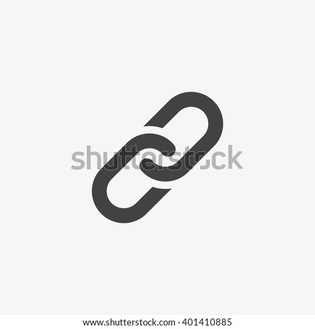 Chain Icon Trendy Flat Style Isolated Stock Vector 401410885 - Shutterstock