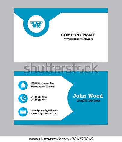 buisness card layout