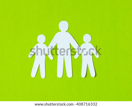 Paper Figures Of Parent And Kids Paper Figures Of Parent And Kids