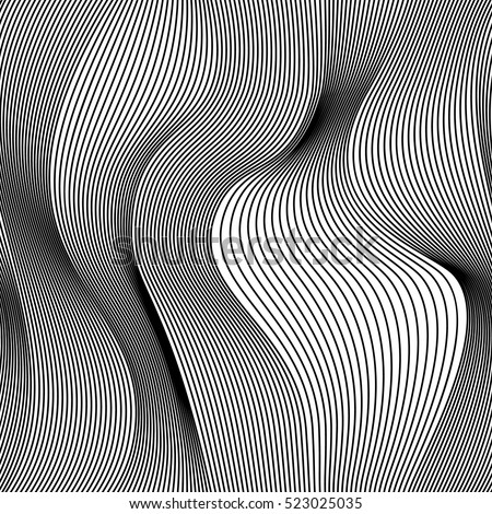 Moire Pattern Texture | abstract vector seamless moire pattern waving stock vector Moire Pattern Texture | abstract vector seamless moire pattern waving stock vector