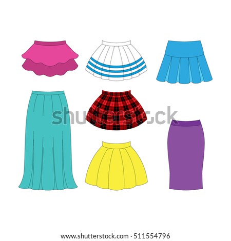 Maxi Skirt Vector Stock Images, Royalty-Free Images 