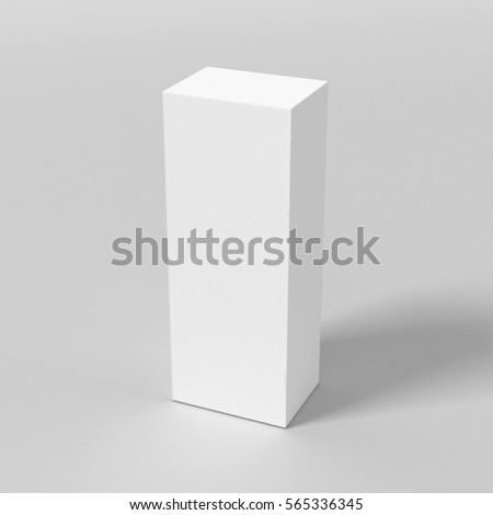 Download White Perfume Box Mock Up Realistic Stock Illustration ...