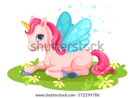 Baby Unicorn Stock Images, Royalty-Free Images & Vectors ...