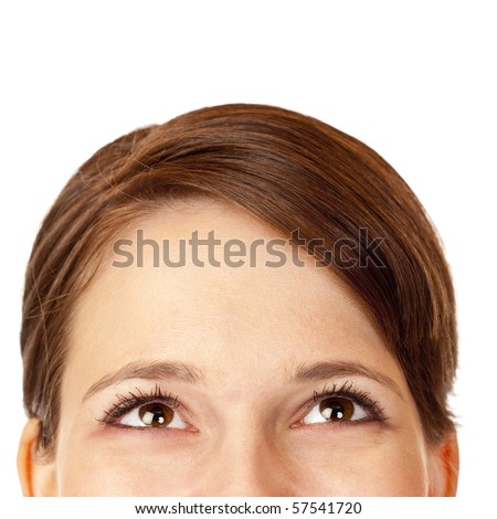 Close Female Eyes Looking Isolated Over Stock Photo 88465147 - Shutterstock