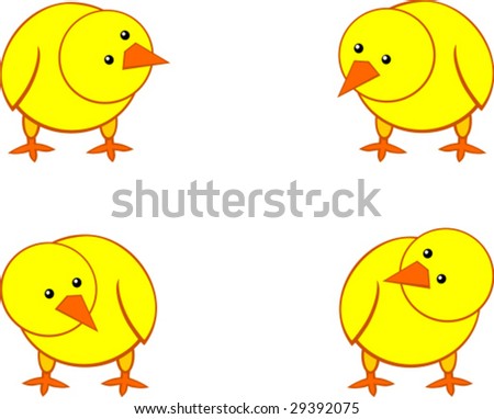 Cute Chicken Cartoon Stock Vector 12789556 - Shutterstock