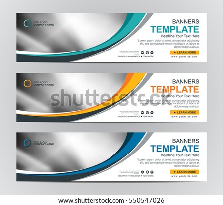 Abstract Banner Design Background Vector Website Stock Vector 529812742 ...