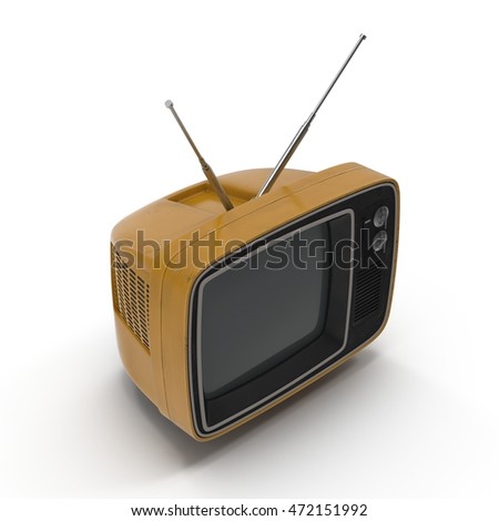 Old Fashioned Tv Set Antenna Stock Vector 2852978 - Shutterstock