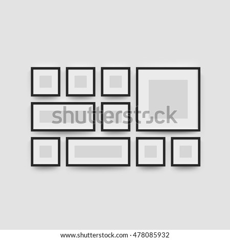 Frames On Wall frames on wall photo picture painting stock vector 138284609 Frames On Wall frames on wall photo picture painting stock vector 138284609