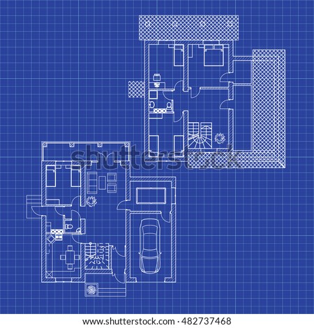 Floor Plans Modern Apartment Vector Interior Stock Vector 482737468 ...