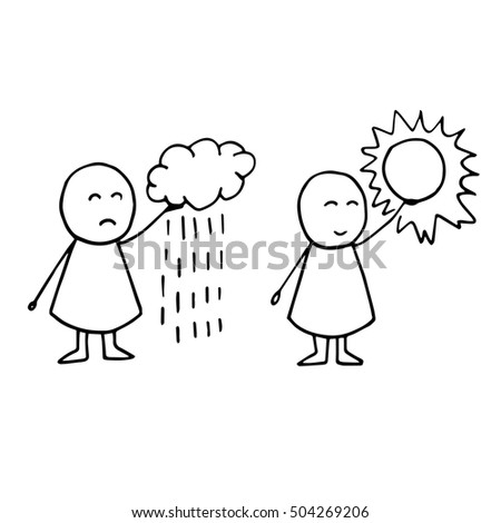 Anger Management Doodle Hand Drawn Vector Stock Vector 472546636 ...