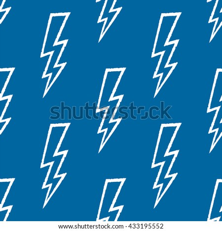 lightning vector pattern background bolt illustration seamless doodle drawn flash hand shutterstock