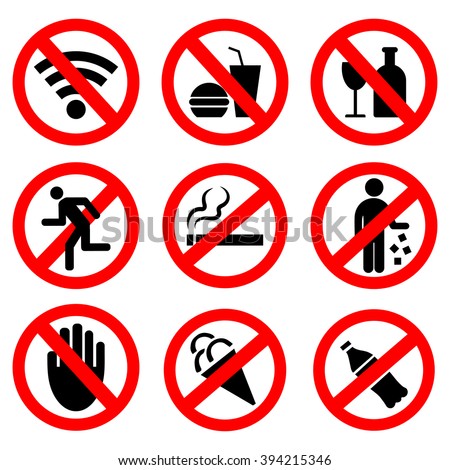 Prohibitory Sign Stock Images, Royalty-Free Images & Vectors | Shutterstock