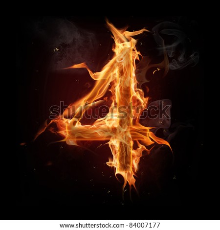 Flaming numbers Stock Photos, Images, & Pictures | Shutterstock