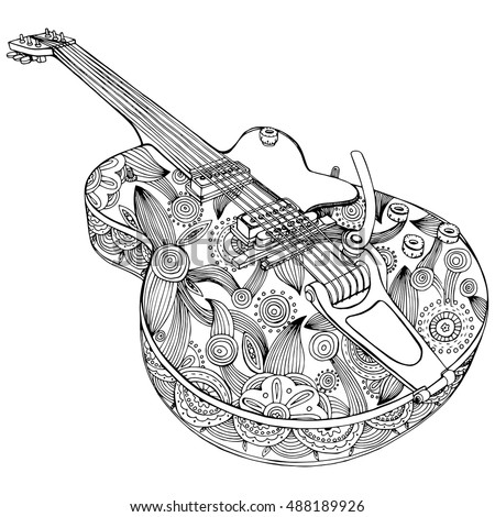 guitar tattoo stock images royalty free images u0026 vectors guitar tattoo stock images royalty free images u0026 vectors