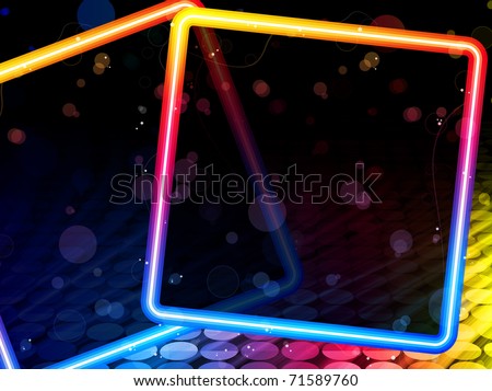 vector neon box Royalty Images & Vectors Neon Free Images, Box Stock