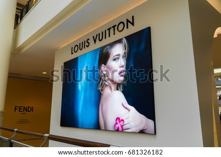 KUALA LUMPUR, MALAYSIA - JULY 11, 2017: Louis Vuitton, is a France luxury leather goods company. Founded in Paris, France since 1854.