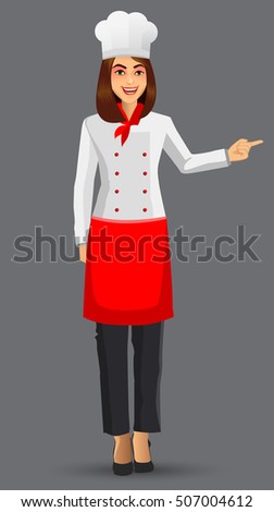 Vector Illustration Man Who Works Chef Stock Vector 476529268 ...