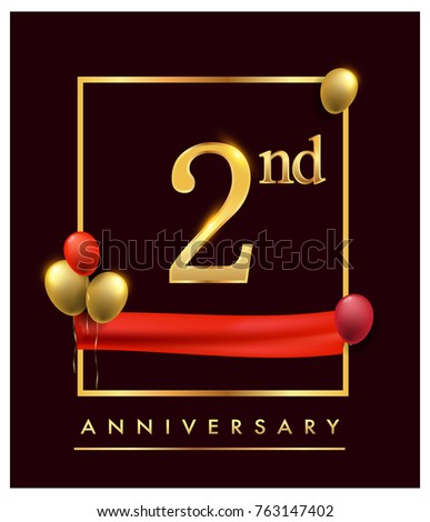 2nd Anniversary Stock Images, Royalty-Free Images & Vectors | Shutterstock