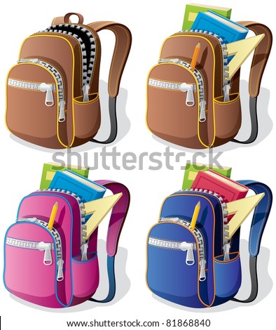 School Backpack Stock Photos, Images, & Pictures | Shutterstock
